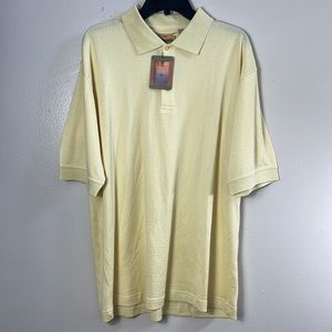 Bobby Chan polo shirt yellow men’s size L
